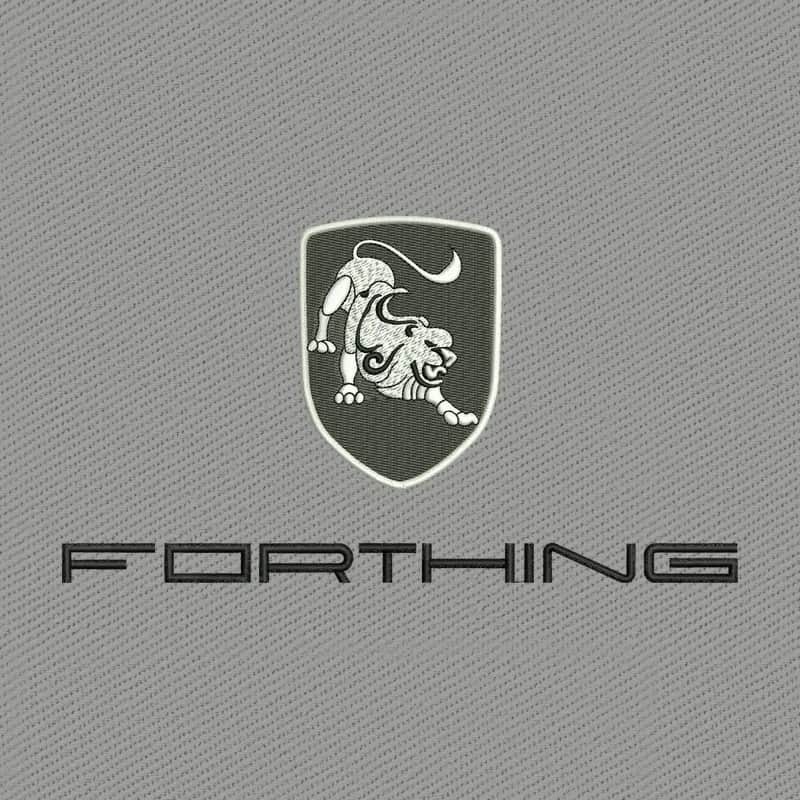 Forthing Automobile Logo 1 Embroidery Design