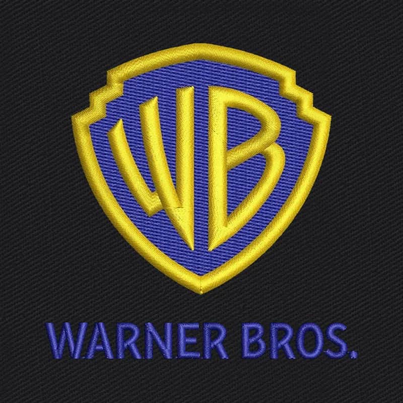 Warner Bros Logo Embroidery Design