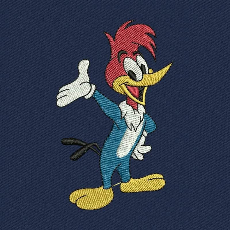 Woody Woodpecker 2 Embroidery Design