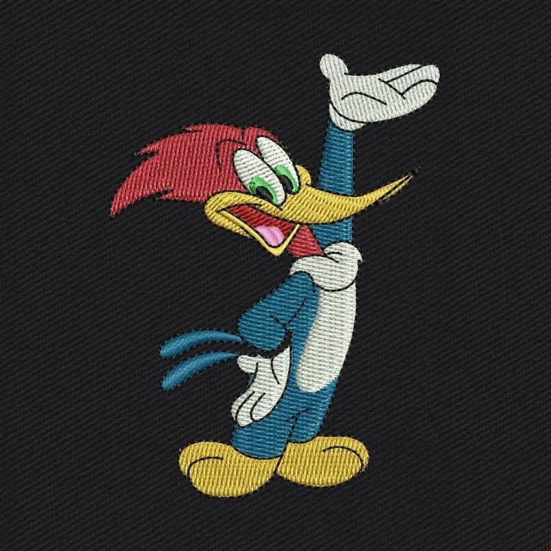 Woody Woodpecker 3 Embroidery Design