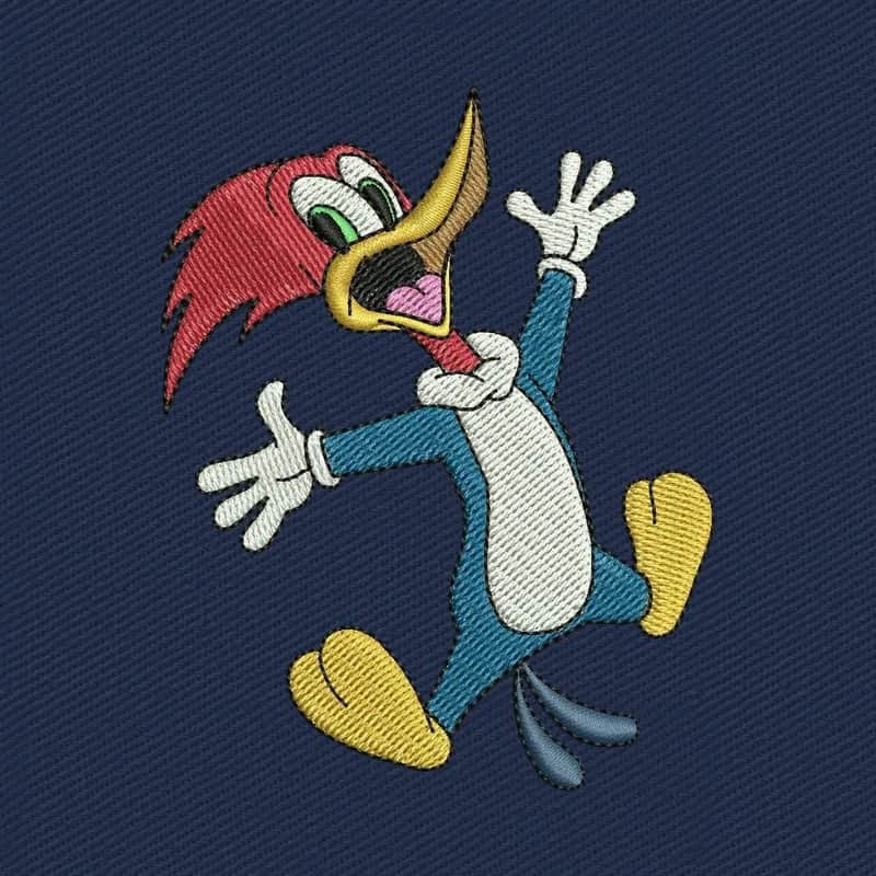 Woody Woodpecker 5 Embroidery Design