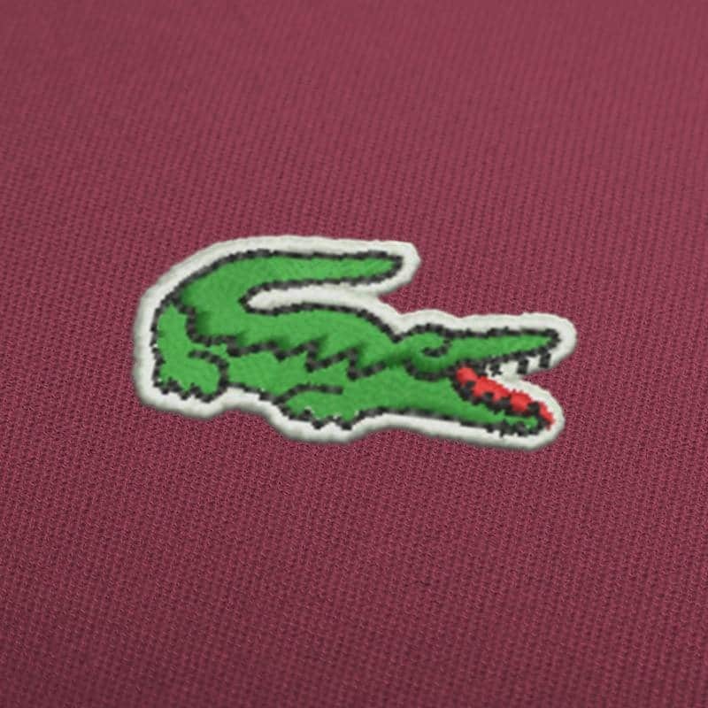 Lacoste Crocodile Logo Embroidery Design