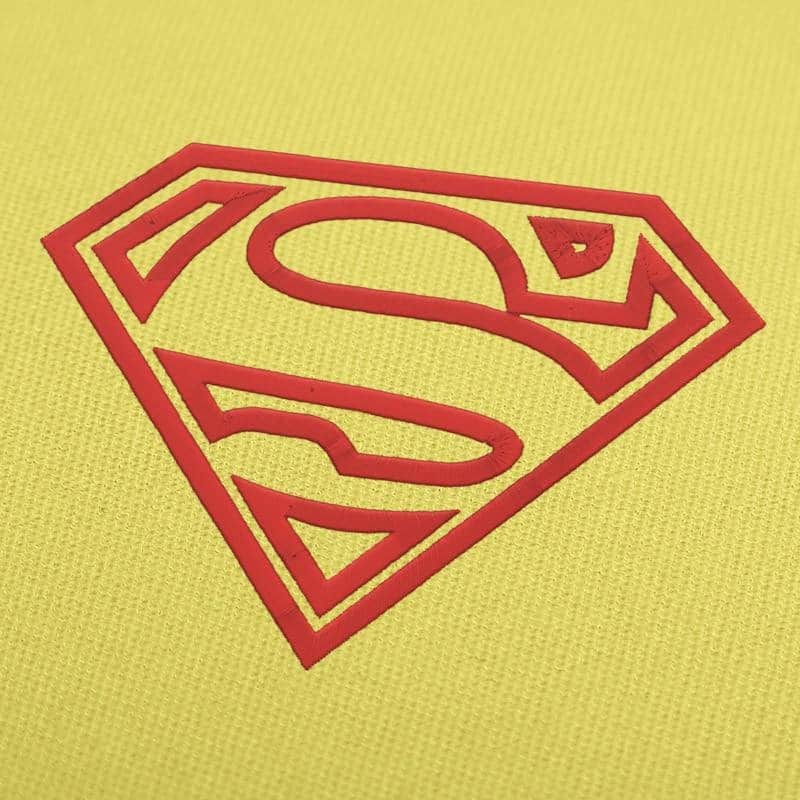 Superman applique Embroidery Design